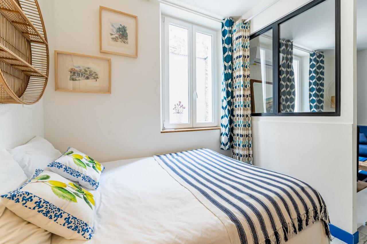 Studio Bleu 29M2, 120M Vieux-Port , Clim ,Wifi, Acces Autonome Avec Code マルセイユ エクステリア 写真