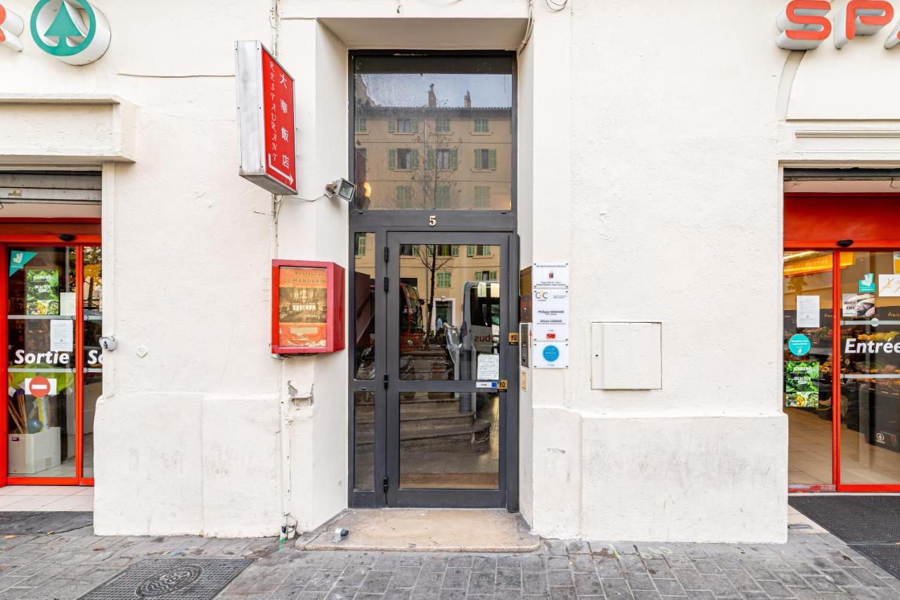 Studio Bleu 29M2, 120M Vieux-Port , Clim ,Wifi, Acces Autonome Avec Code マルセイユ エクステリア 写真